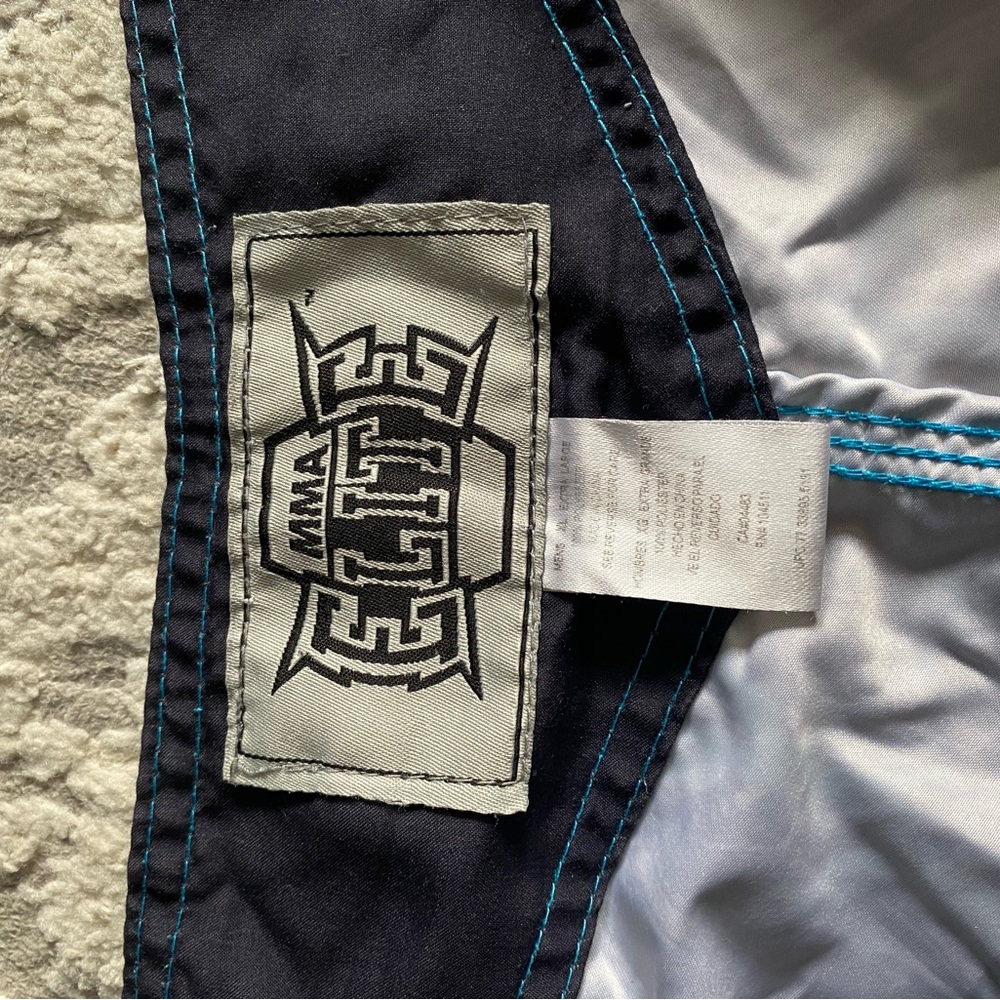 Tapout Blue and Black Athletic Shorts mma elite size xl - Picture 5 of 10